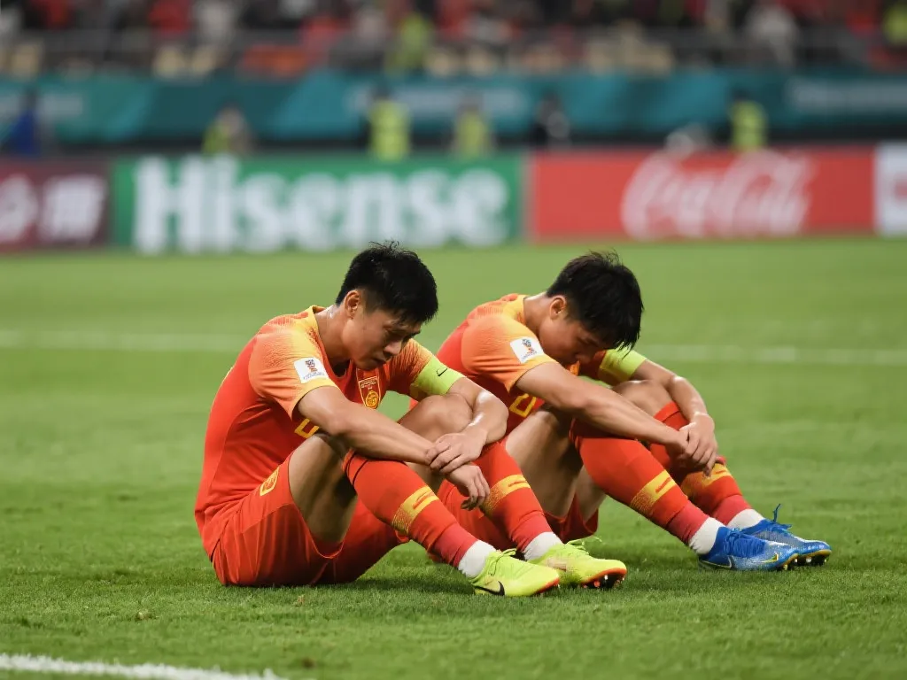 中国足球队失落的身影